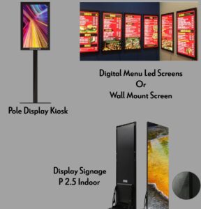 Wall mount screen